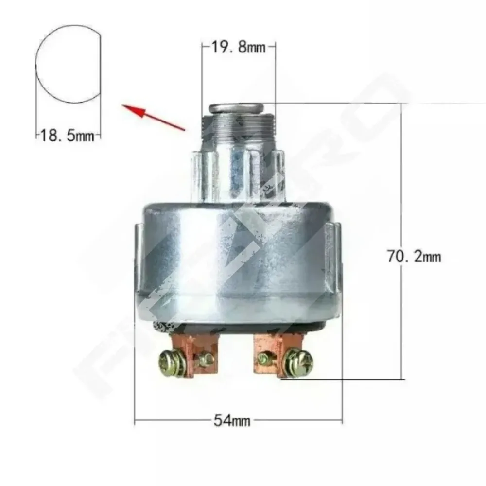 Preheating Starting Switches Ignition for Agricultural Tractor JK290A Forklift Construction Machinery Excavator Accessories view 3