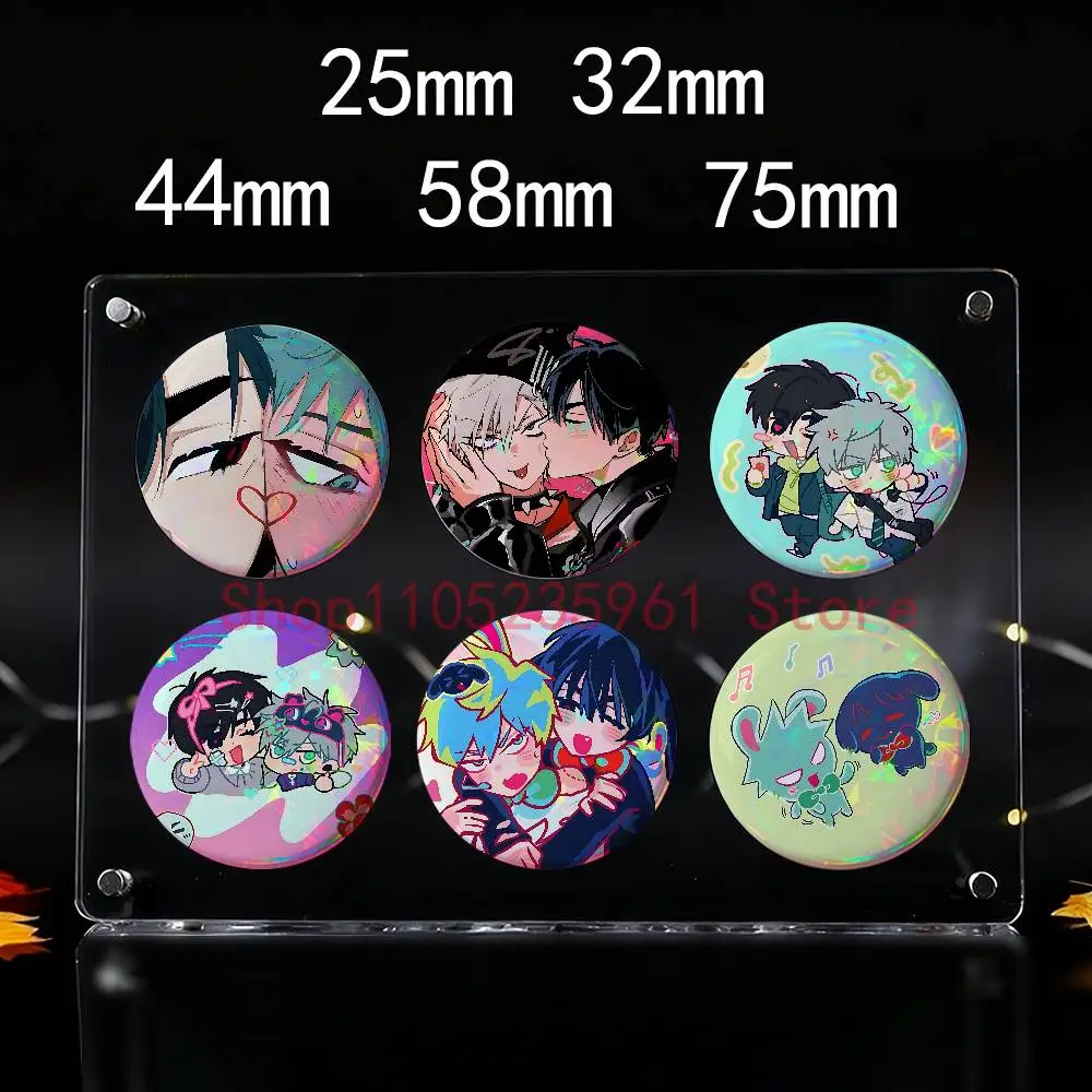 Ivan Till IvanTill Custom Badges 75mm 44mm 25mm Brooch Backpack Hat Pins Accessories Toys Valentine gift