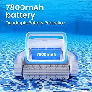 YUNDA Swimming Pool Robot Vacuum Cleaner Cordless with Wall Climbing Automatic Cleaner Robot