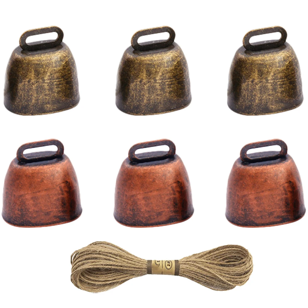 

1 Set Retro Farm Lightweight Anti-Loss Animal For Cattle Goat Horse Loud Bell Farming Accessories Grazing Supply Vintage Iron