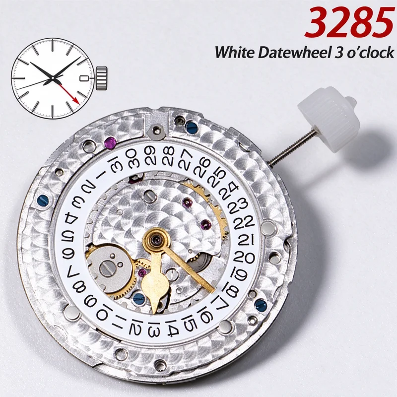 GMT 3285 Automatic Mechanical Movement Modification Replace Movement China 3285 Date At 3:00 31 Jewels