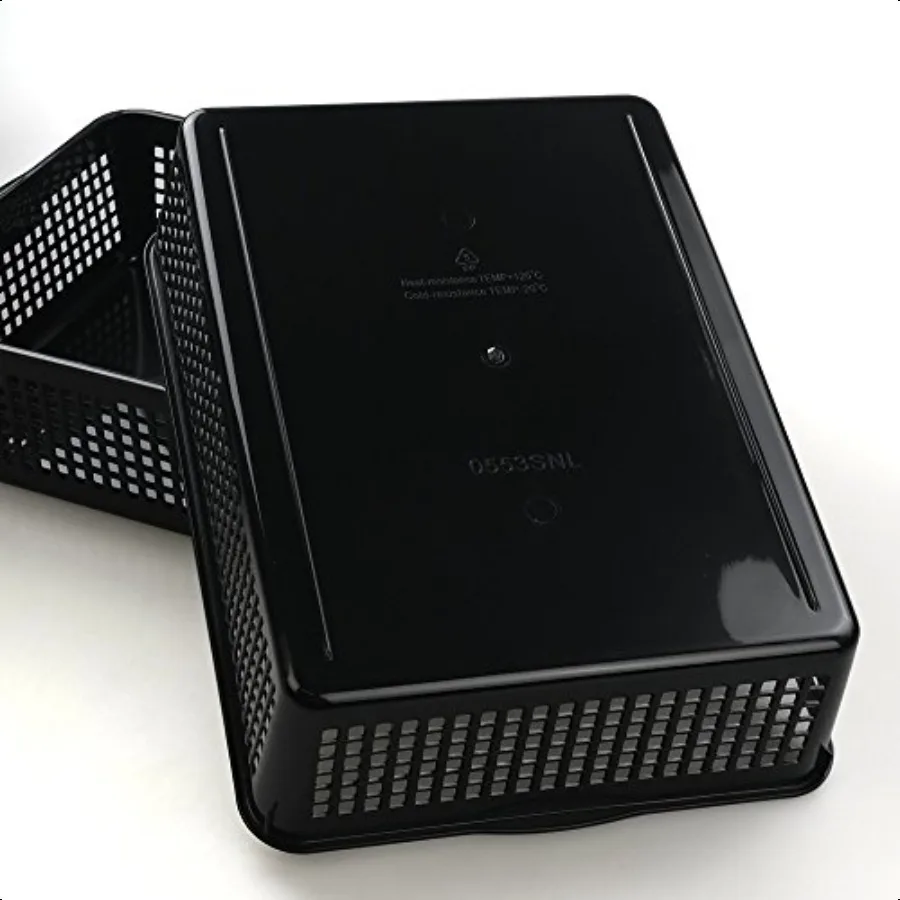 Черные пластиковые корзины Saedy для файлов, писем, документов, набор из 6 шт.