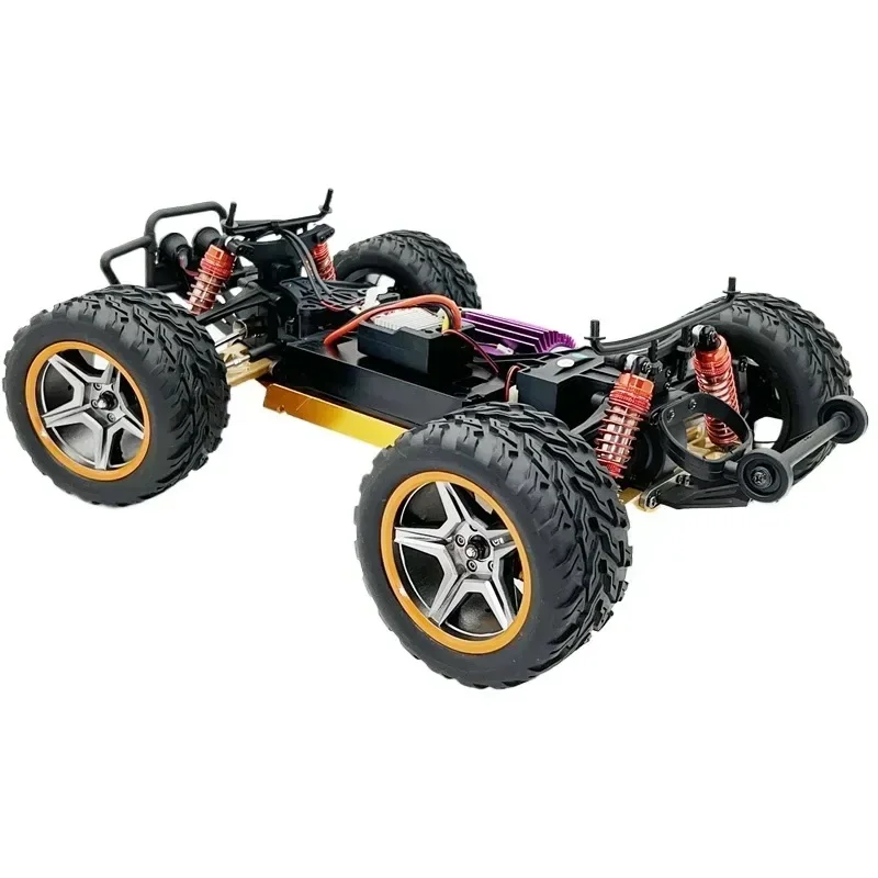 VOOR WLtoys 1/10 104009 104016 104018 104019   RC auto gemodificeerde metalen reserveonderdelen Chassisversterkingscomponenten