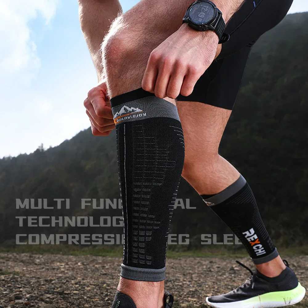 1Pair Calf Compression Sleeve Men & Women -20-30mmHg Shin Splint Compression Sleeve Recover Varicose Veins,Torn Calf,Pain Relief