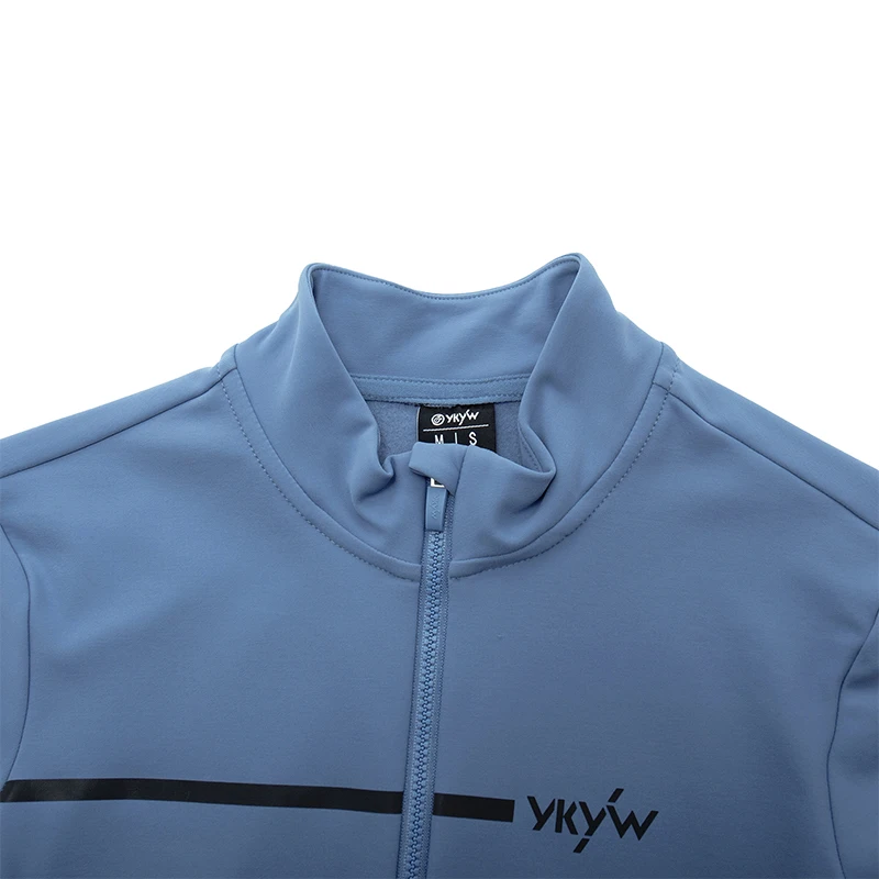 YKYWBIKE 10-20 ° C Herren Pro Radsport Langarm-Jacken 30% Rabatt Thermo-Fleece Wärmeisolierend Fahrradtrikot Rennrad-Bekleidung – Detail 31