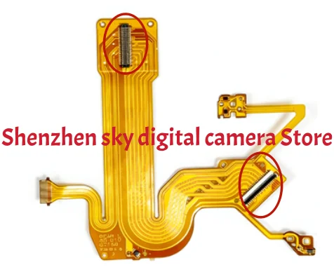 

1 шт. (с комплектующими) Задний шлейф для Canon R50, плата кнопок меню, большая гибкая плата