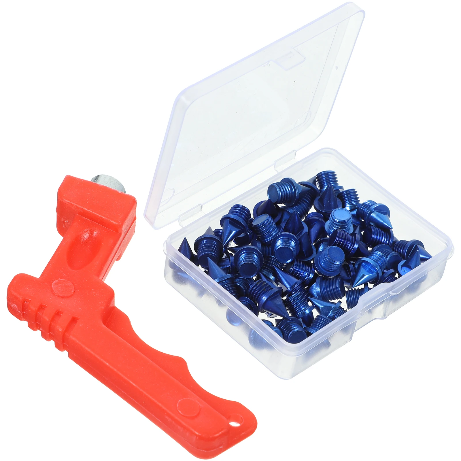 

1 set Carbon Track Spikes Running Shoes Replacement Steel Nail Blue Lightweight Anti Slip for Outdoor Sports Golf Spike Women
