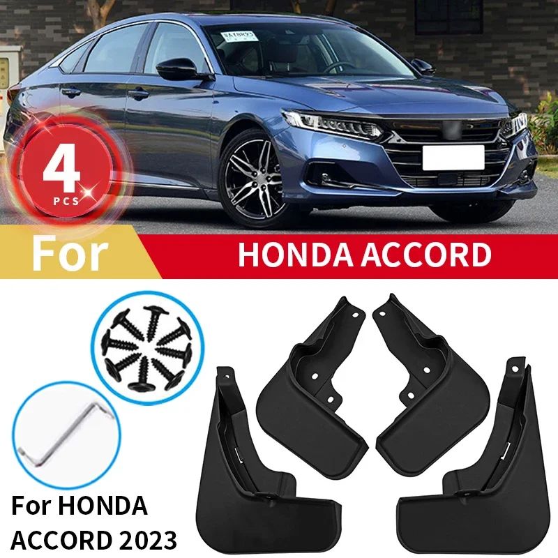 For Honda Accord 2023 Mudflaps Mud Flaps Splash Guards Mudguards Front Rear Wheels Fender Protector Accessories