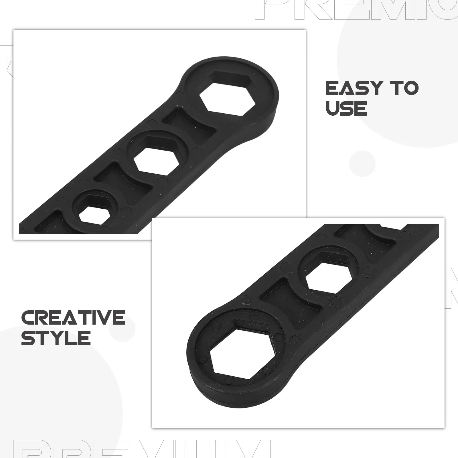 Radiator Spanner Stepped Wrench External Hexagonal Spud Ratchet Wrench Heating Vent Key Bleed Valve Radiator Tool for Radiators