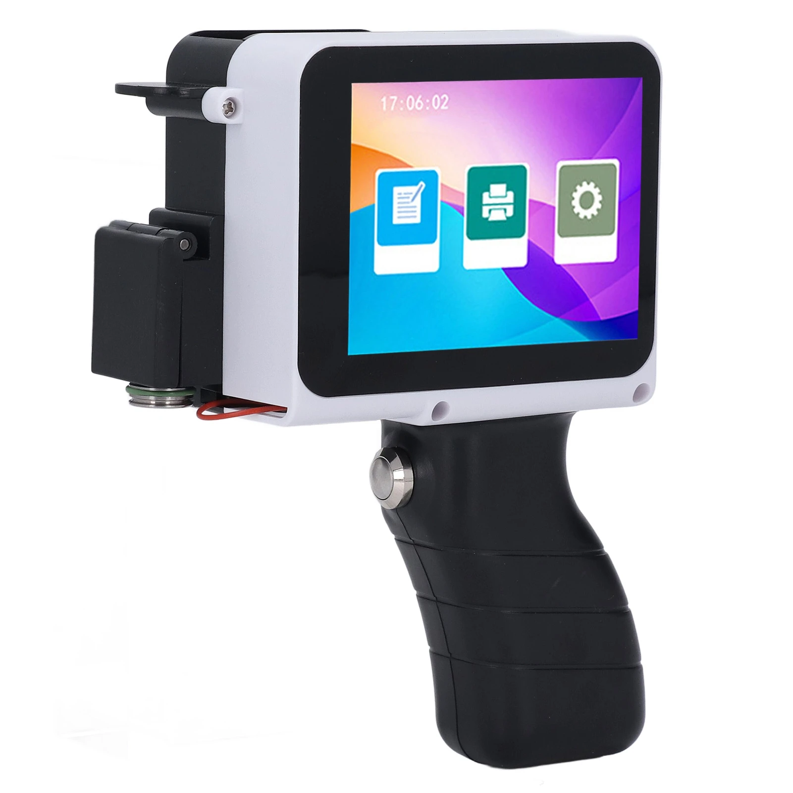 Mini Inkjet Printer Handheld Printer Capacitive  Wide Compatibility for Plastic Wood Fabric for Date Barcode Image
