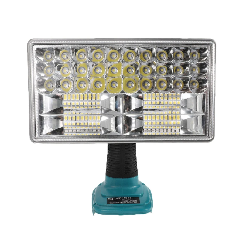 18V LED Flashlight for Makita Outdoors Spotlight Light BL1430 BL1830 BL1845 LXT400 Lithium Battery USB Outdoor Lighting with USB