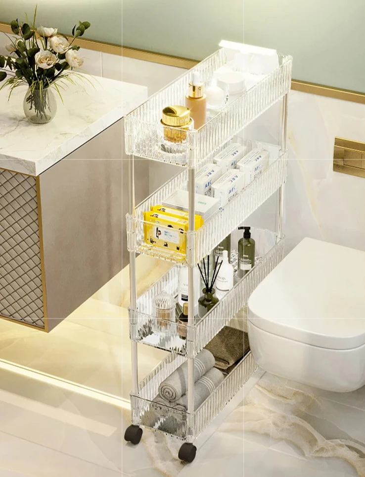 acrylic-rolling-cart-with-wheels-narrow-gap-storage-trolley-2-3-4-tier-movable-bathroom-kitchen-removable-shelf-organizer