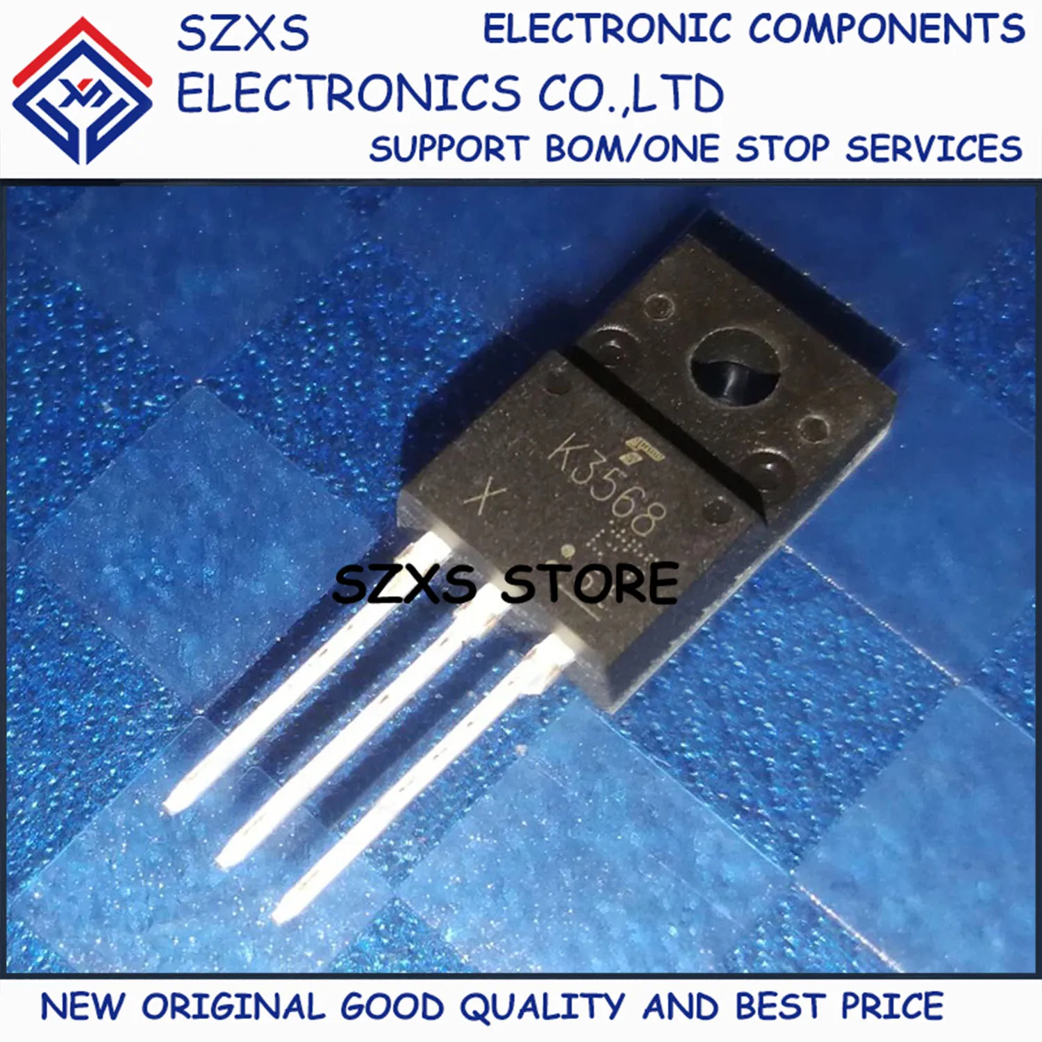 

New Original 10Pcs 2SK3568 K3568 TO-220F 500V 12A MOSFET Field Effect Transistor In Stock Electronic Components Good Quality