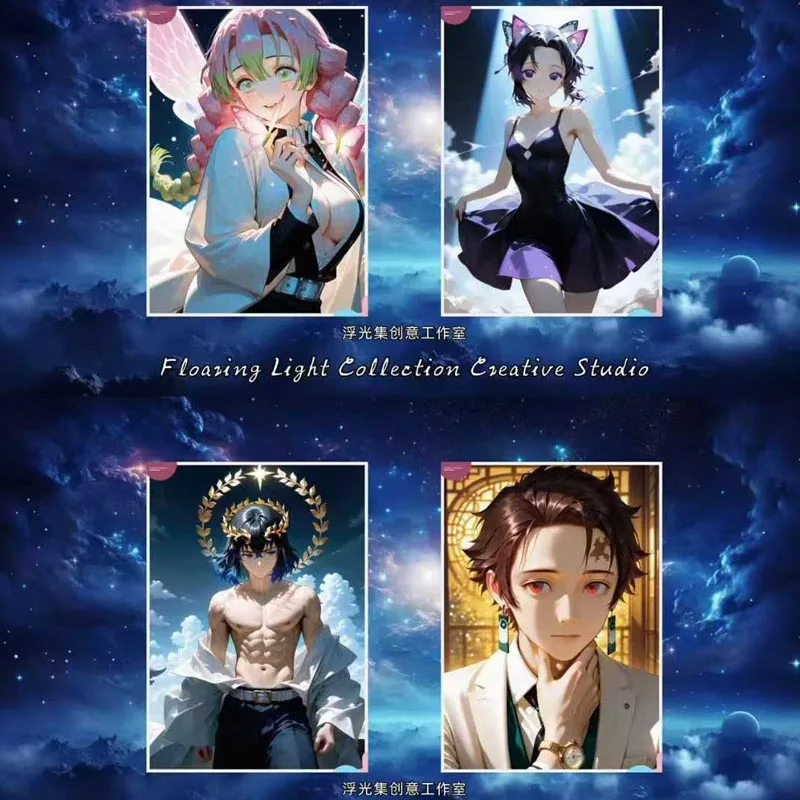 Fuguangji Demon Slayer vente en gros Collection déesse Tanjirou Kamado Nezuko personnage Doujin CCG cadeaux pour garçon loisirs d'anniversaire