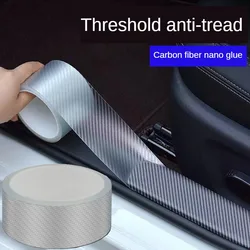 Trasparente in fibra di carbonio Nano Tape Auto Door Edge Guards paraurti Anti-collisione striscia Car Sticker Bike Frame Protector pellicola fai da te