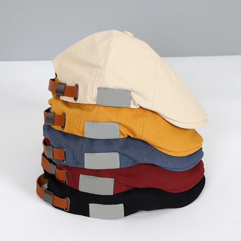 Cotton Peaky Blinders Caps For Men Hats Berets British Western Style Ivy Cap Classic Winter Woman Vintage Linen Beret - view 2