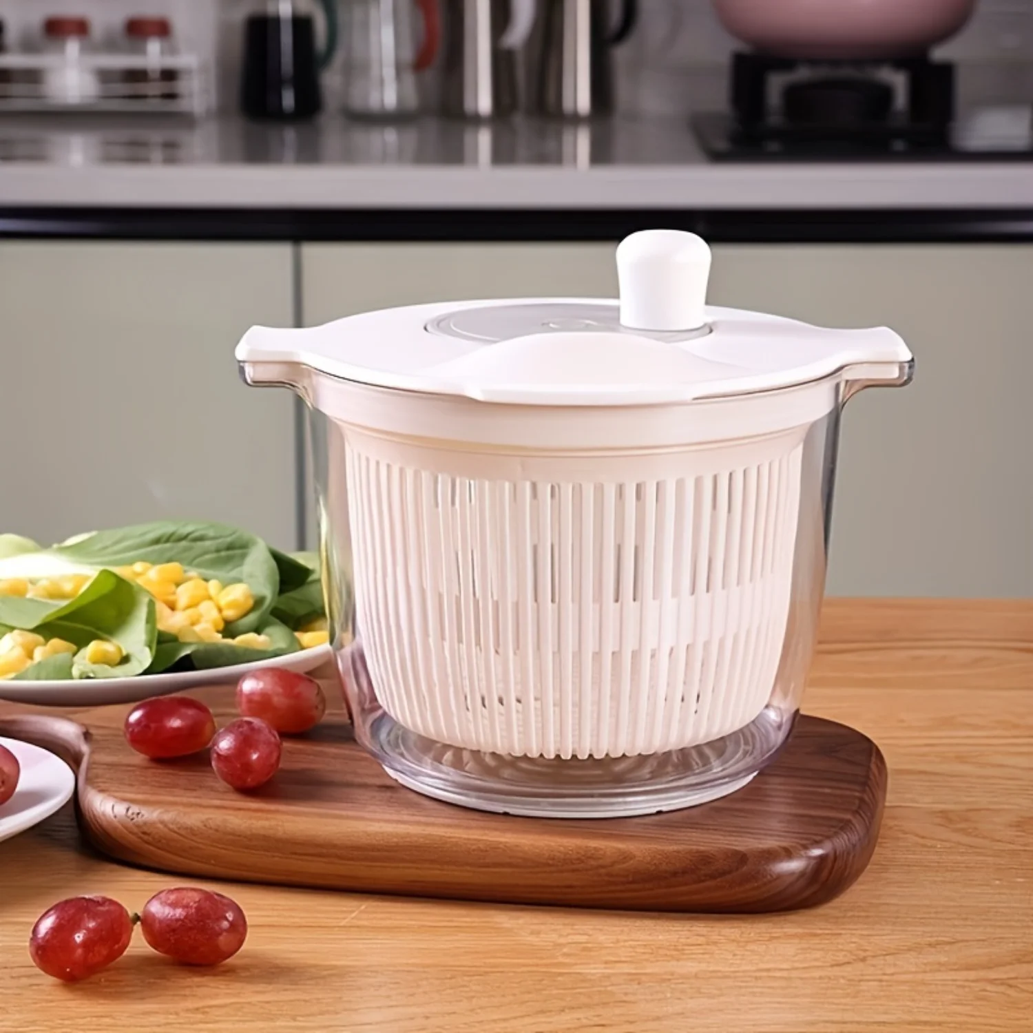 Vegetables Dryer, Salad Spinner, Fruits Basket, Vegetables Washer Dryer, Fruit Drainer, Lettuce Spinner, Drain Basket, Colander