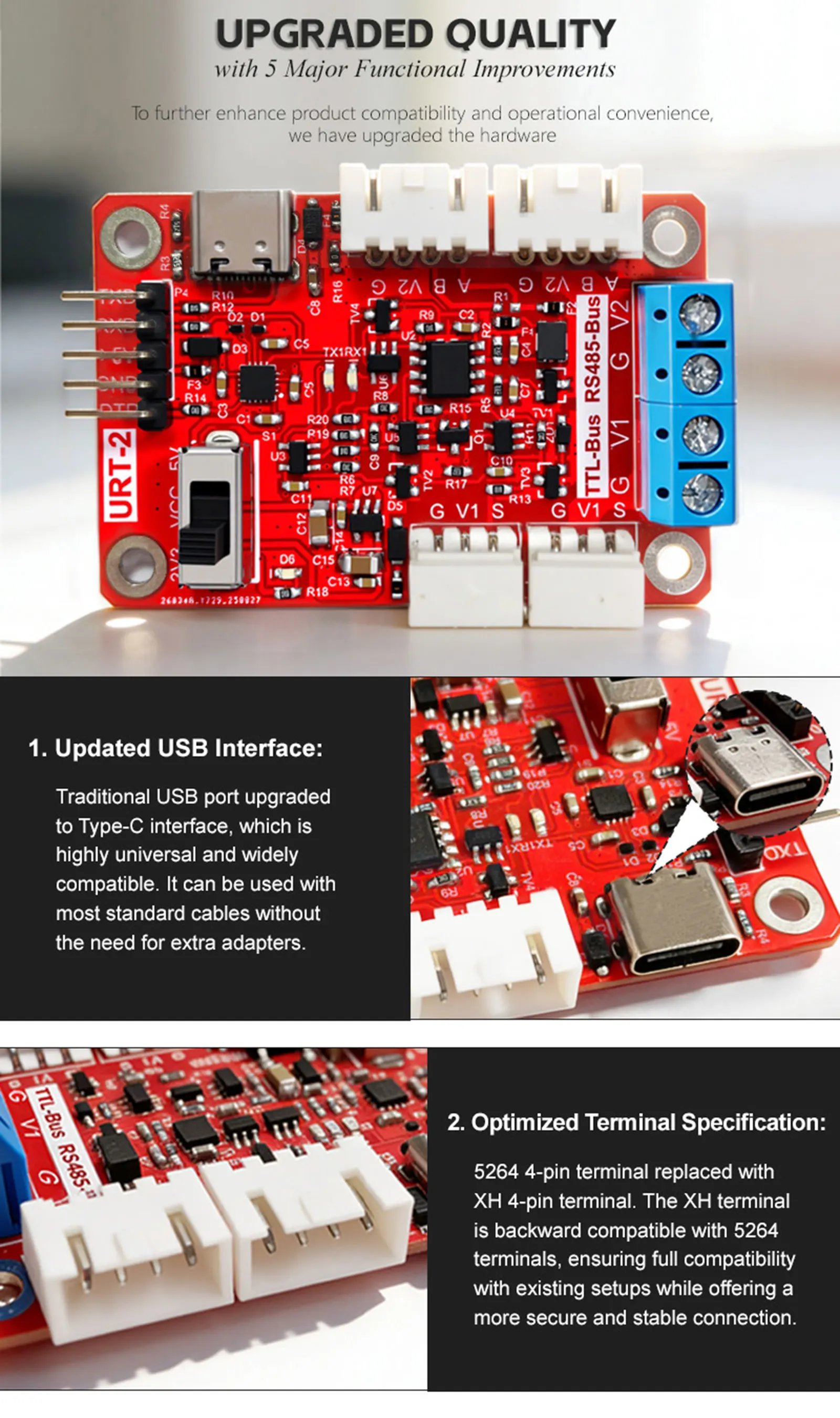 Feetech STS3215 SO-ARM100 7,4V 19KG Servo 360-Grad-Roboter-Servo + URT-2 Board für KI-Roboterarm/DIY Programmierbarer Roboterarm – Detail 9