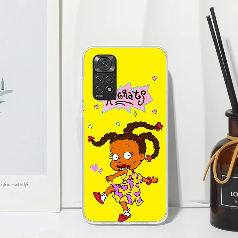Cartoon R-Rugrat Phone Case For Xiaomi Redmi Note 13 14 12S 11S 10S 12 11E 10 Pro Plus 11T 9S 9 8T 8 7 Art Fundas Back Cover