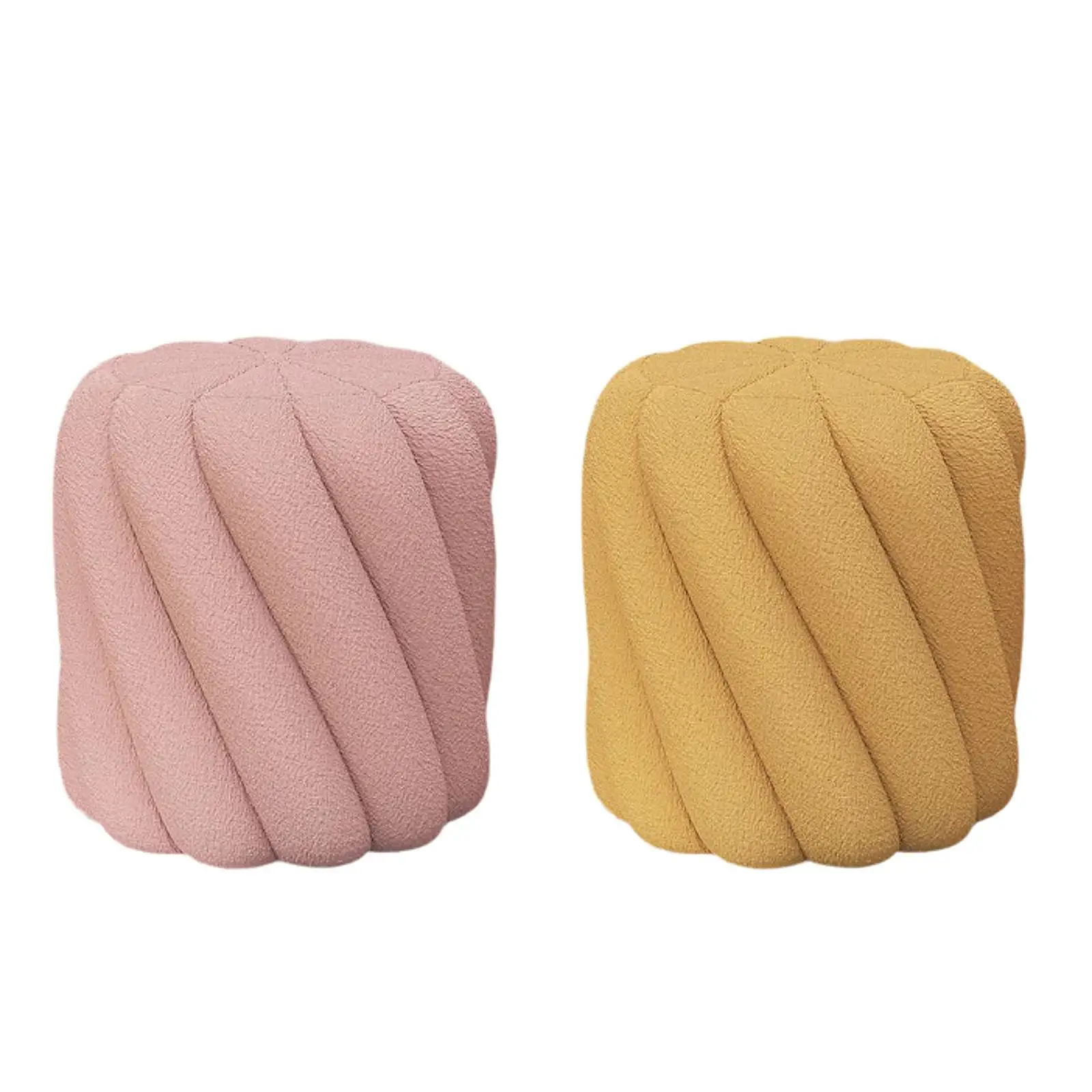 

Round Ottoman Footrest Stool Modern Non Skid Creative Furniture Soft Footstool
