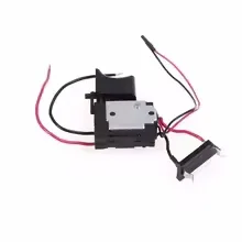 متين مع ضوء صغير للأدوات الكهربائية تيار مستمر 7.2 فولت - 24 فولت 16A مفتاح التحكم في سرعة الحفر الكهربائي مفتاح الزناد اللاسلكي #1