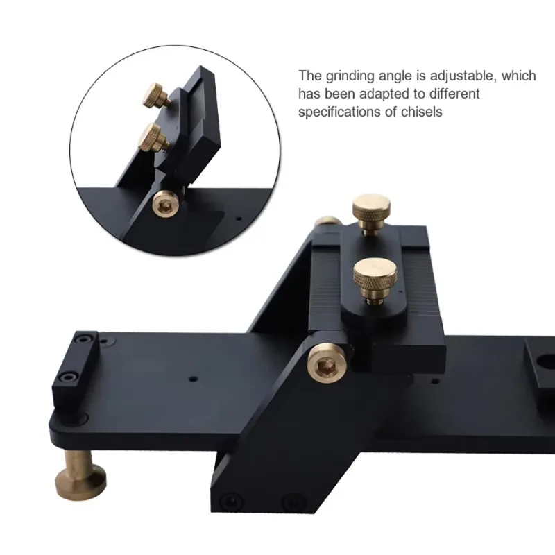 NEW Aluminum Alloy Linear Track Adjustable Grinding Tool Maximum Clamping 53mm Tool Whetstone Grinding Tools Woodworking Tool