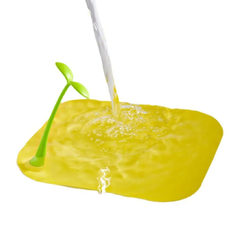 Little bean sprout cute shape floor drain toilet floor drain insect-proof odorproof cover silicone insect-proof cross-band