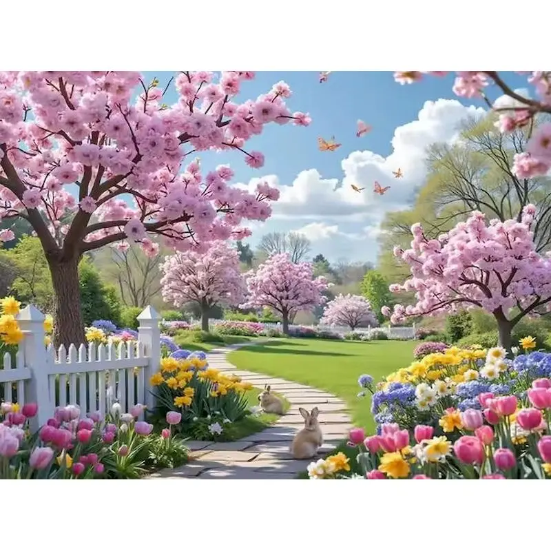 

GATYZTORY Park Painting By Numbers Create Wall Art Paint Kit for Beginner Landscape Classic Handiwork Art Picture Drawing