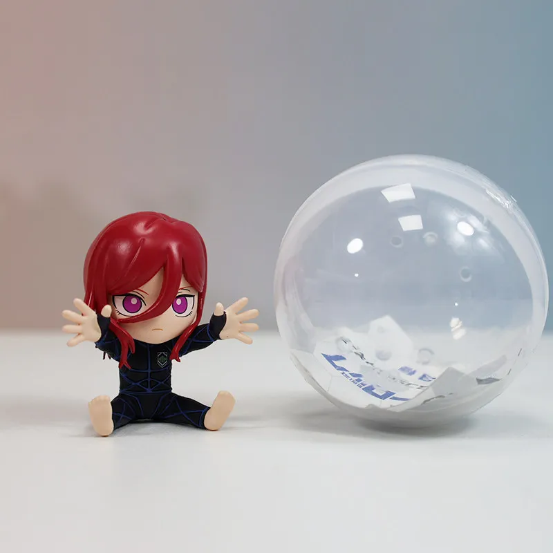 Echte SO-TA Blue Lock Anime Football Mini Figure Blind Box Capsule Toy Desktop Ornament Klaar om te verzenden Trendy cadeau voor jongens