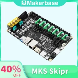 Makerbase MKS SKIPR 3D płyta do drukarek czterordzeniowych 64 bitów SOC uruchamia Klipper i ekran 3.5/5,0 cala dla Voron VS Raspberry Pi Board