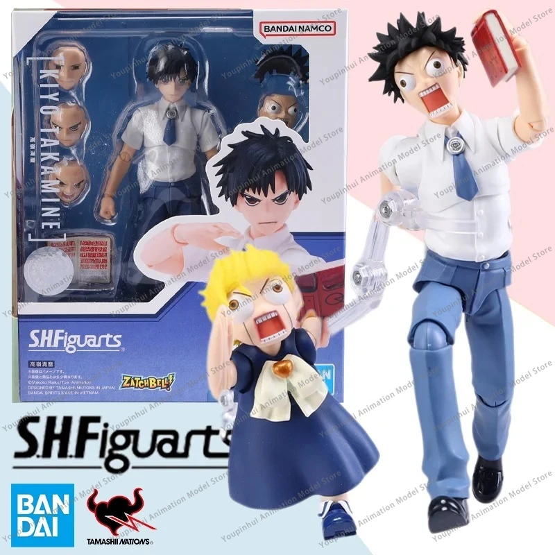 BANDAI-Figuarts Gash Bell, Original, en Stock Figura DE ACCIÓN DE Takamine Kiyomaro Zatch Bell, modelo de Anime, juguete de colección, regalo