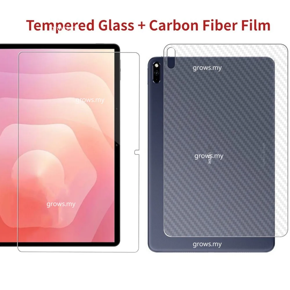

1 Set (Carbon Fiber Film + Tempered Glass) for Samsung Galaxy Tab S11 2025 SM-X730/SM-X736B Funda 11" Front And Back Protector