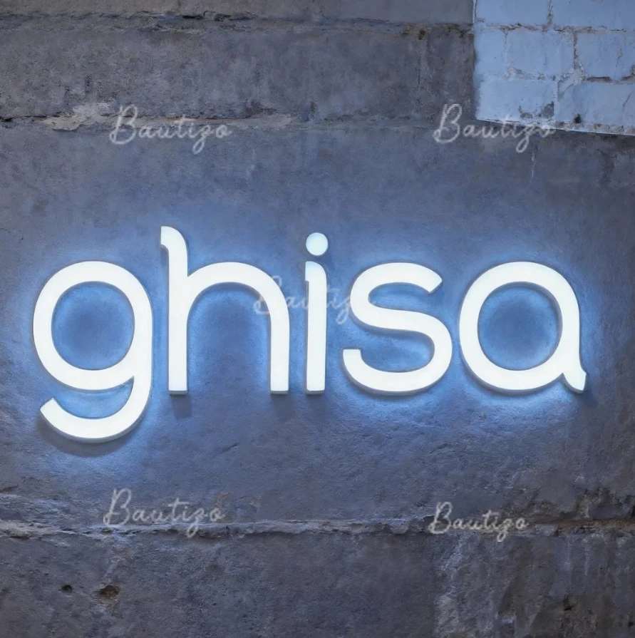 

3D металлические вывески для дома с логотипом и подсветкой, бизнес-бутик, светодиодный прием, освещенный свет, салон красоты, дверь, Halo, вход, неоновый