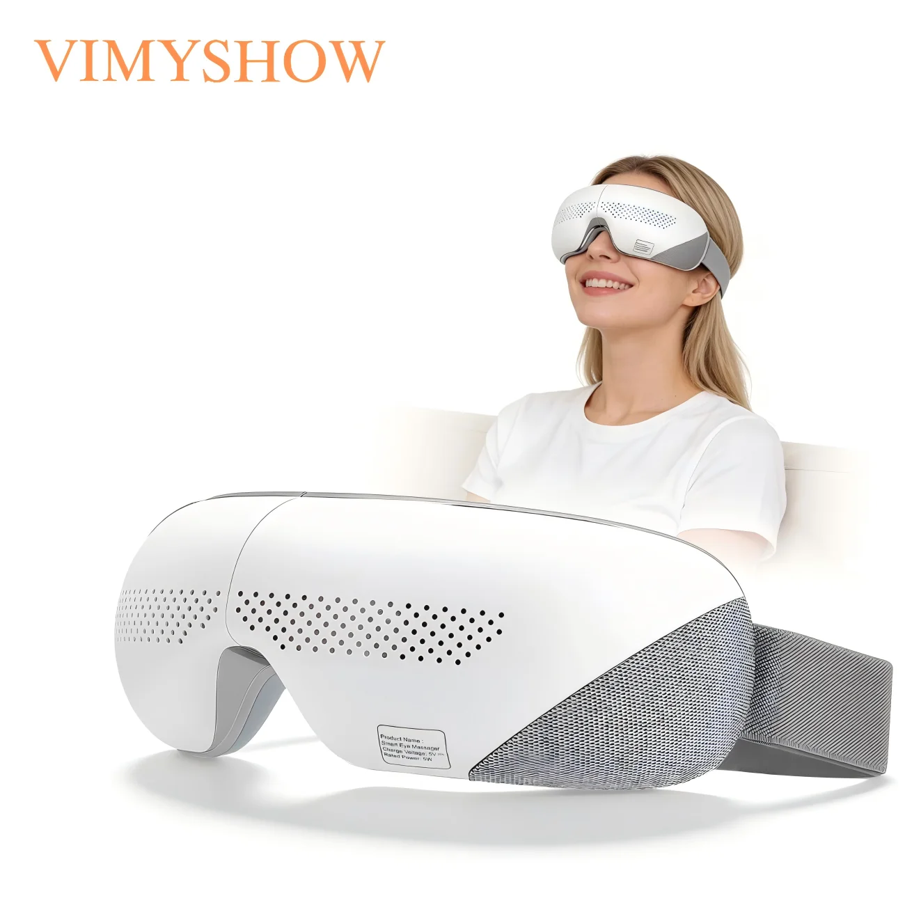 Smart Visual Eye Massager Airbag Pressure Kneading Massage Device Sleep Eye Mask for Improve Sleep Relaxation Gift for Women Men