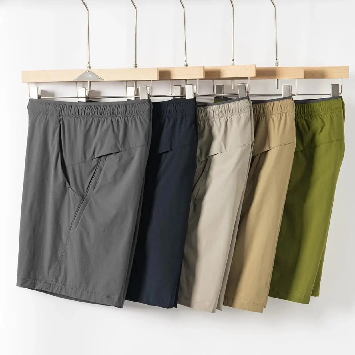 

Comfortable Lightweight 3D Trimmed orts Men's Women's Five-ket Versatile Summer orts Youthful Energy Khaki orts