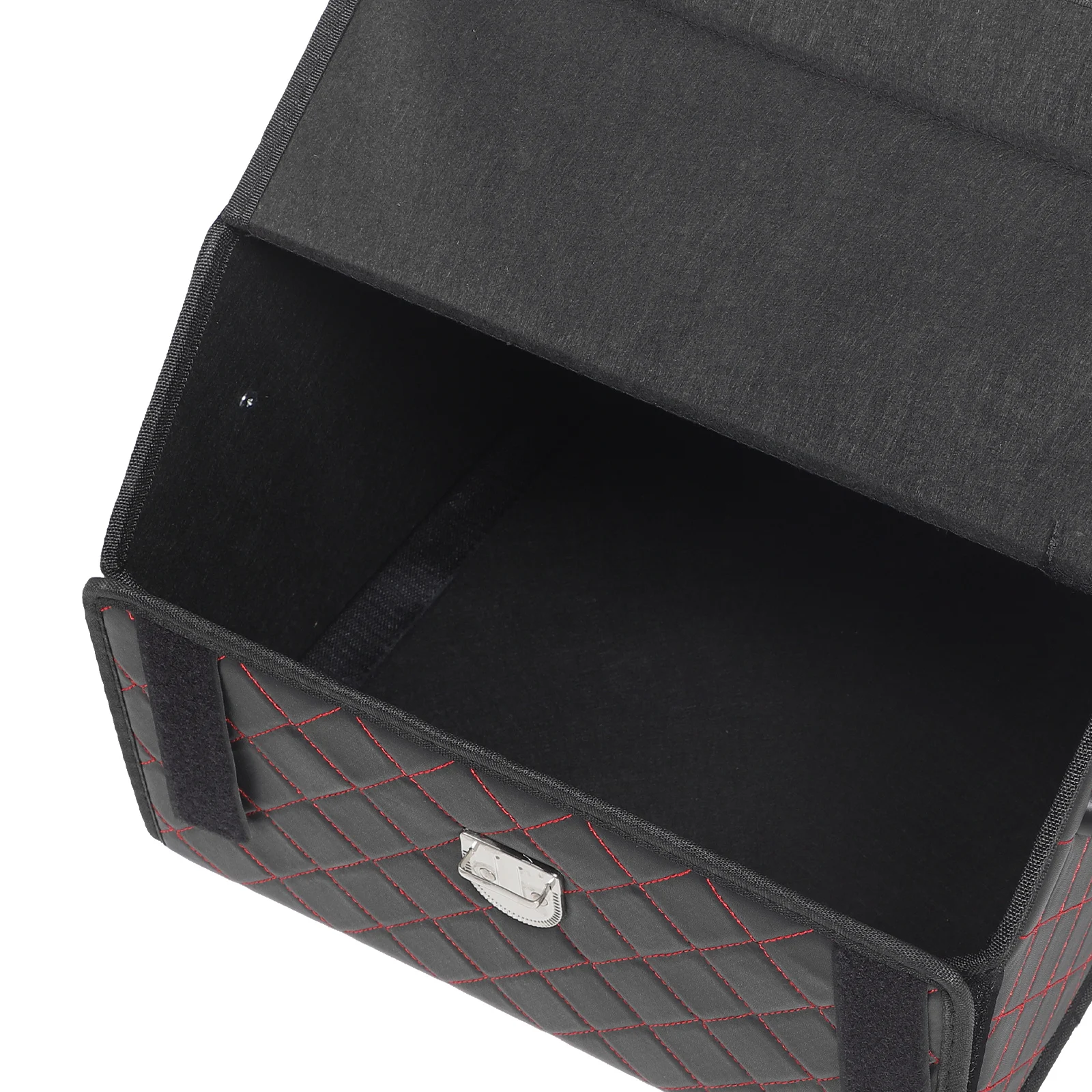 

Collapsible Car Trunk Organizer Storage Box Black Red Small Large Capacity Durable No Tools Easy SUV Accessories
