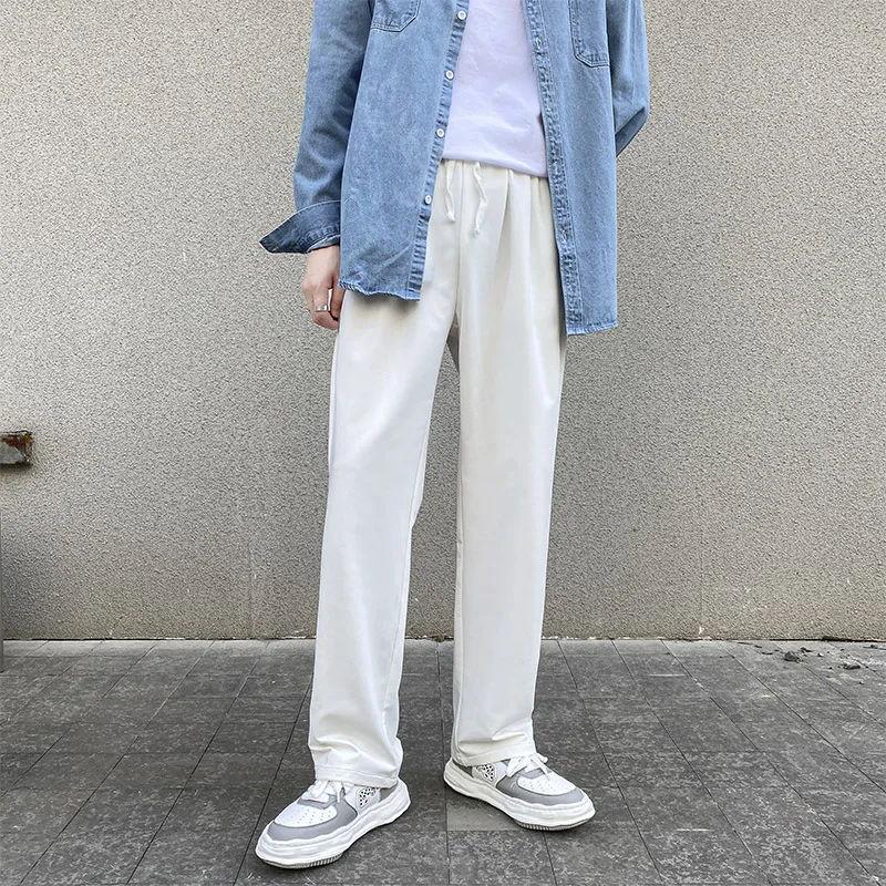 

Мужские повседневные брюки Bla прямого кроя, свободные, в уличном стиле, весна-осень, с высокой талией, для спорта и отдыха, модные