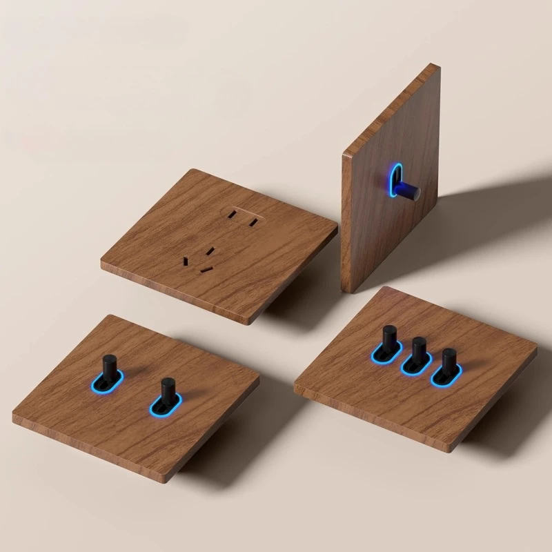 

Универсальный настенный выключатель для ЕС/Великобритании, 1/2/3/4 группы, 1/2/3-позиционный настенный светильник, управление двумя локациями, одна лампа, светодиодный индикатор питания