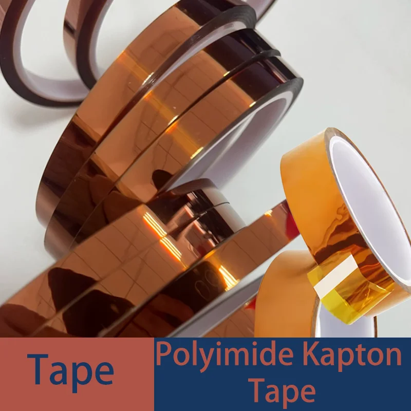 5mm ~ 100mm High Temperature BGA Tape Thermal Insulation Tape Polyimide Adhesive Insulating Adhesive Tape 3D Print Board Protect