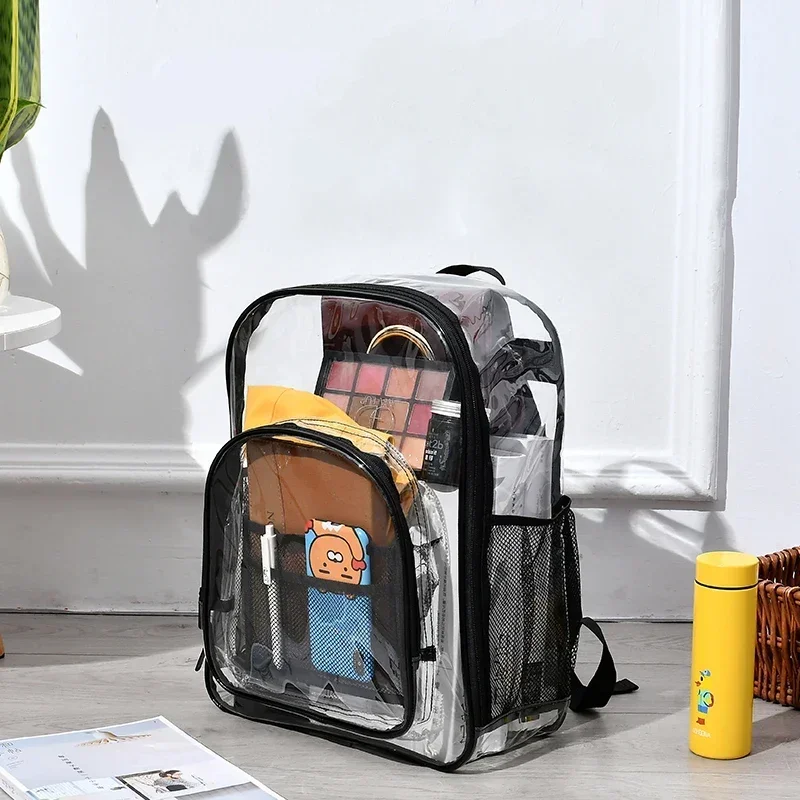 Fashion Clear Women Backpack Transparent Mini Cute Backpack Travel School Backpack Student Bag for Girls Child Mochila