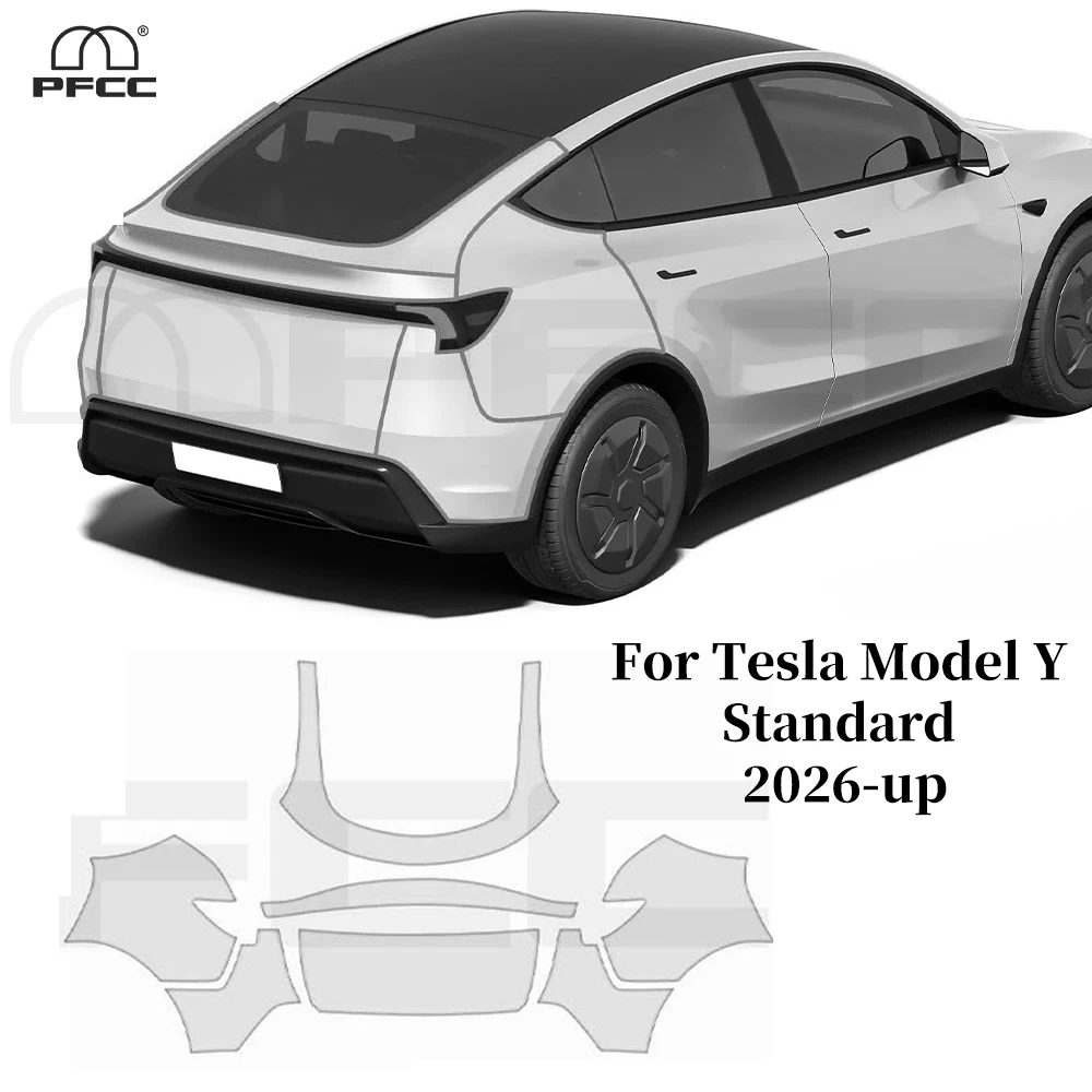 

Защитная пленка из ТПУ (9 мил) для Tesla Model Y Standard 2026-UP, предварительно вырезанная, прозрачная, антицарапийная, самовосстанавливающаяся, для защиты лакокрасочного покрытия автомобиля
