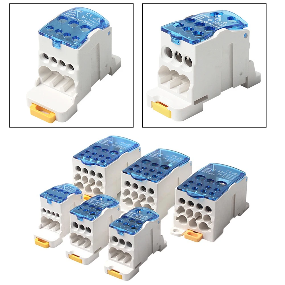 Comprehensive Range of Current Options in a DIN Rail Terminal Block Connector From 80 Amps to 500 Amps Support