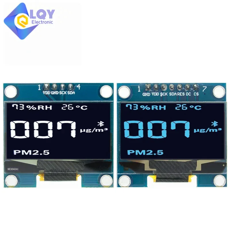 

1pcs 1.3 inch OLED module white/blue SPI/IIC I2C Communicate color 128X64 1.3 inch OLED LCD LED Display Module 1.3" OLED module