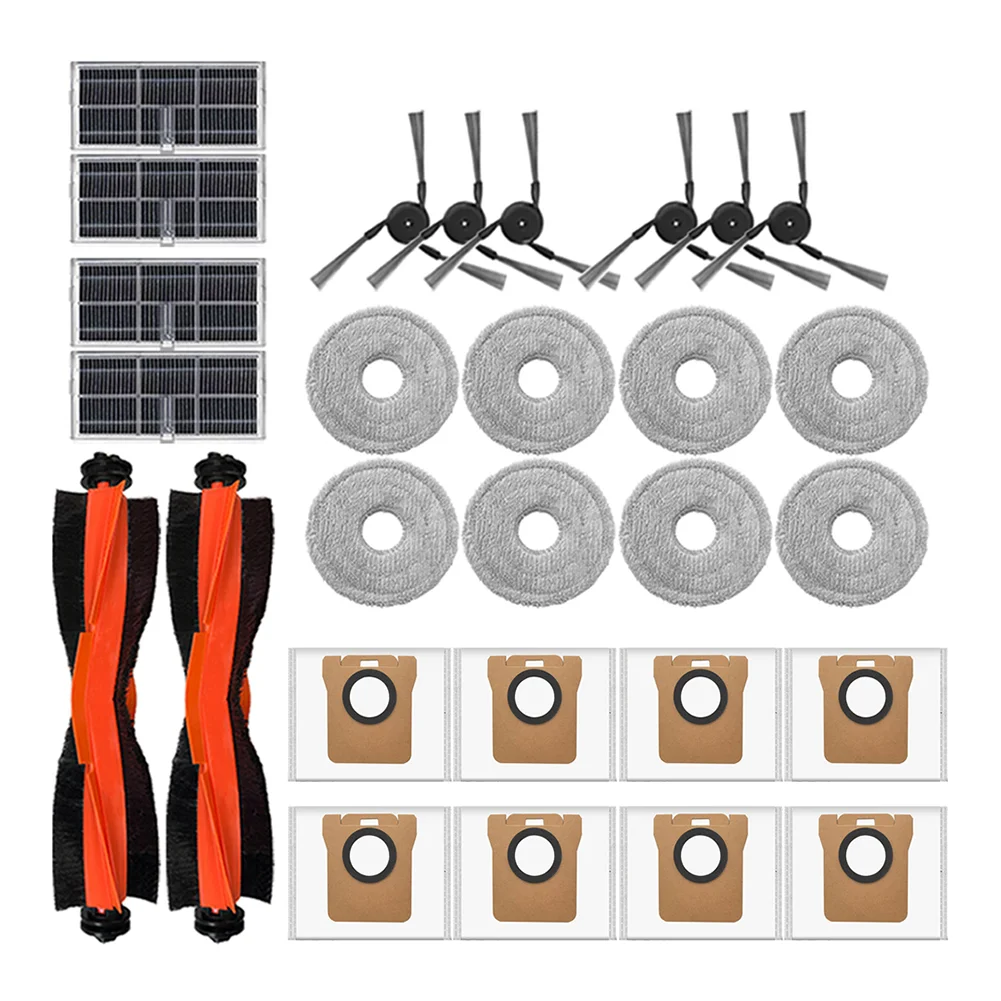 Complete Replacement Kit For Xiaomi For Mijia M40D110CN: Brushes, Filters & Mops Robot Vacuum Mop Robotic Vacuum Cleaner Accesso