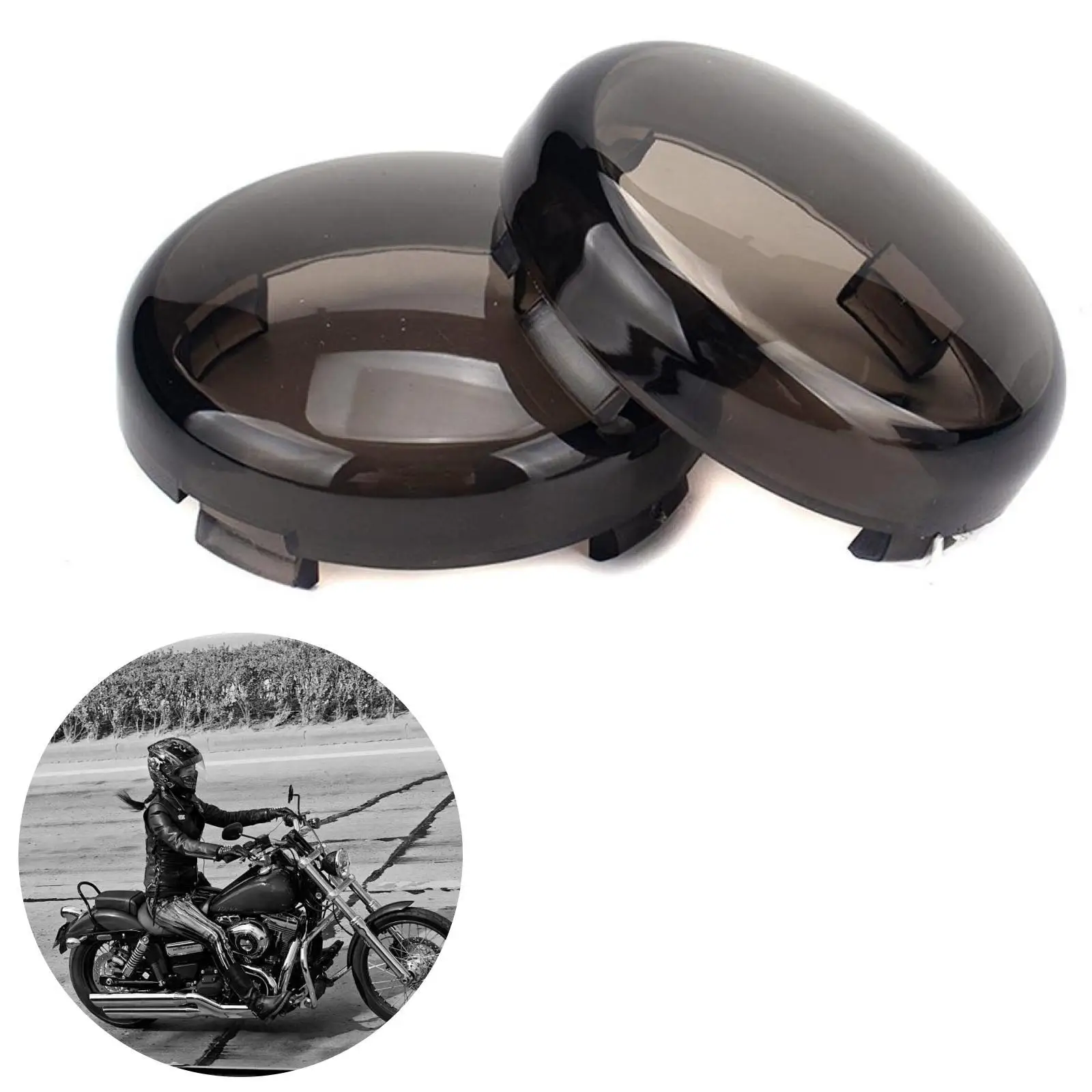 

Крышка фары мотоцикла, прозрачная линза указателя поворота из АБС-пластика, для передних и задних указателей поворота