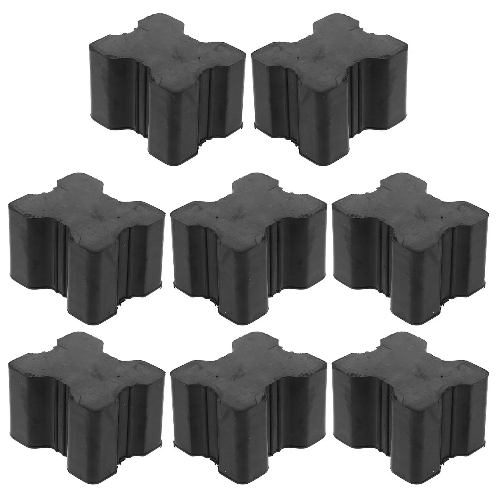 

8 шт. черных универсальных резиновых проставок для пружин 1-1,5 дюйма, амортизирующие подушки для подвески автомобиля