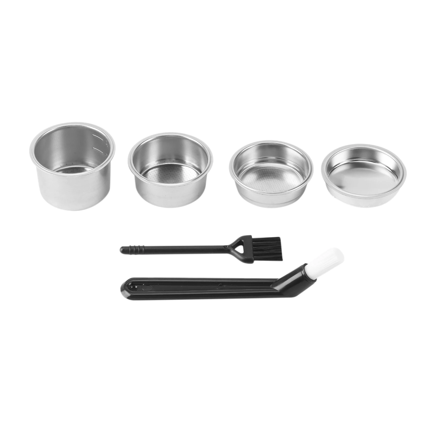 A14G-51mm Filter Basket 1/2/4 Cup for Espresso Bottomless Portafilter,Compatible with Delonghi,Breville 51mm Coffee Machine