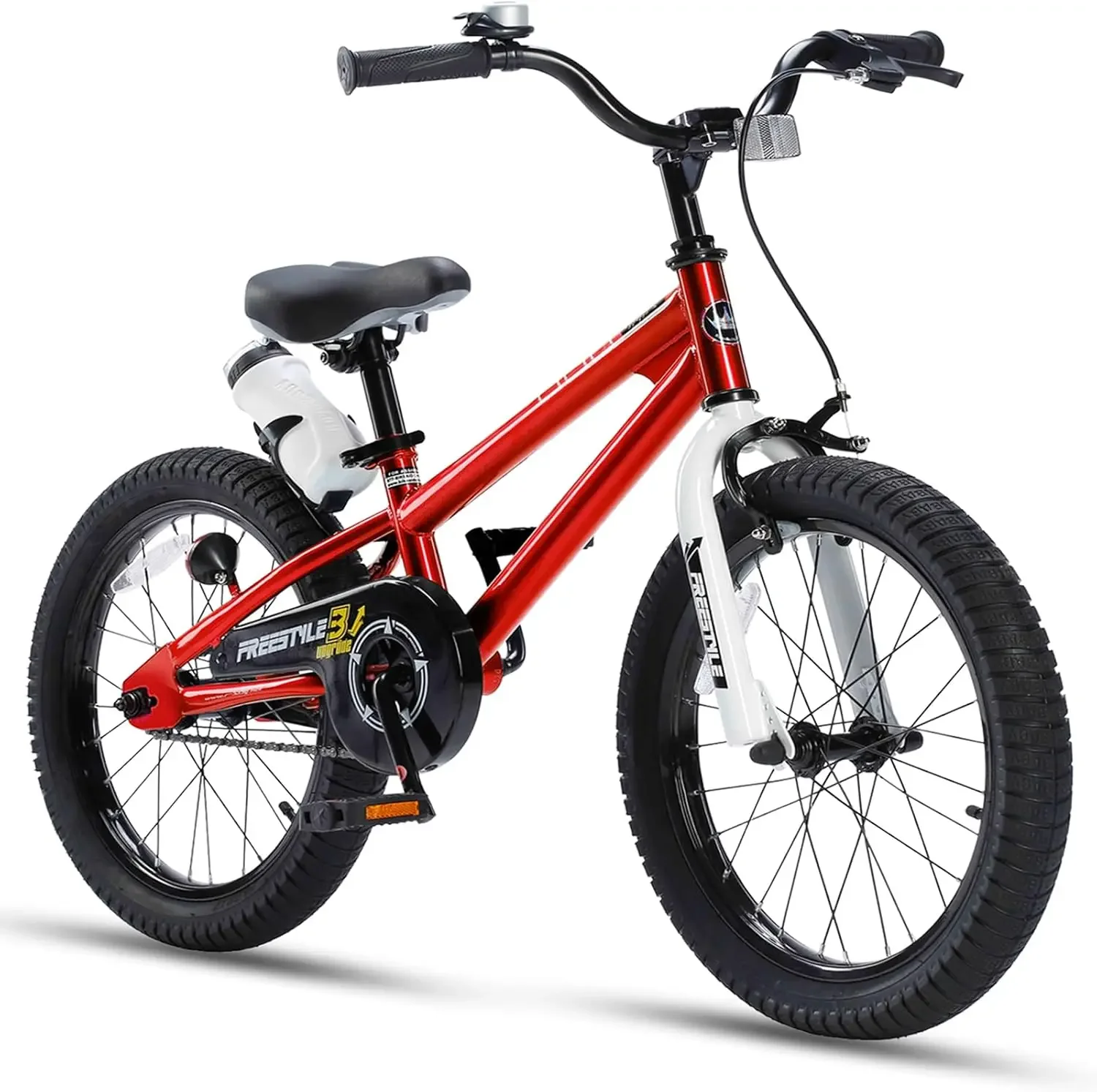 Bicicleta infantil Freestyle 12 14 16 18 20 polegadas para meninos e meninas de 3 a 12 anos, várias opções de cores