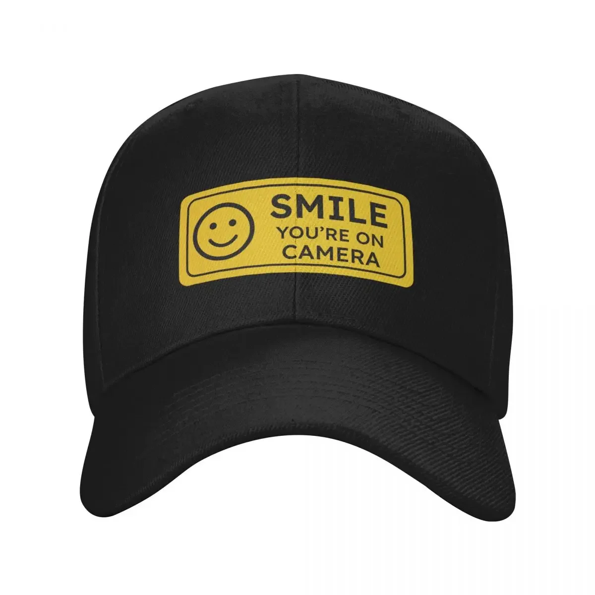 Smile youre on camera Baseball Cap hiking hat Thermal Visor Sun Cap Anime Female Men's