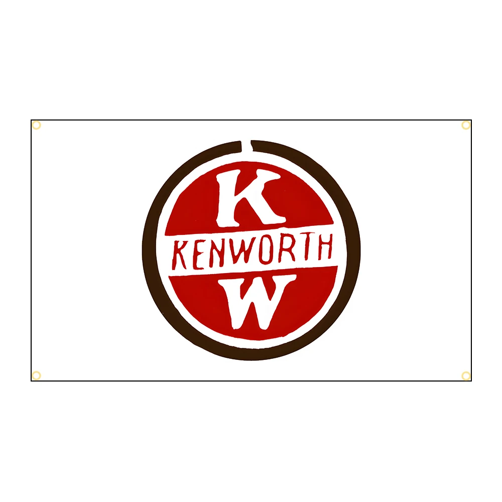 Kenworths Racing car Flag Banner Polyester Printed Garage or Bedroom Living Room Decoration